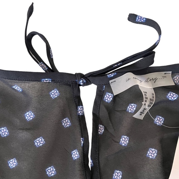 Penningtons Sheer Printed Bathing suit Coverup - Picture 3 of 7